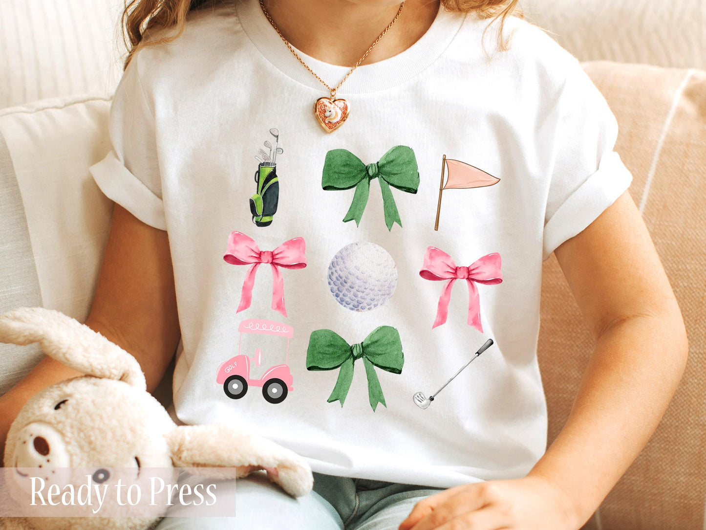 Preppy Coquette Golf - Ready to Press DTF Transfers