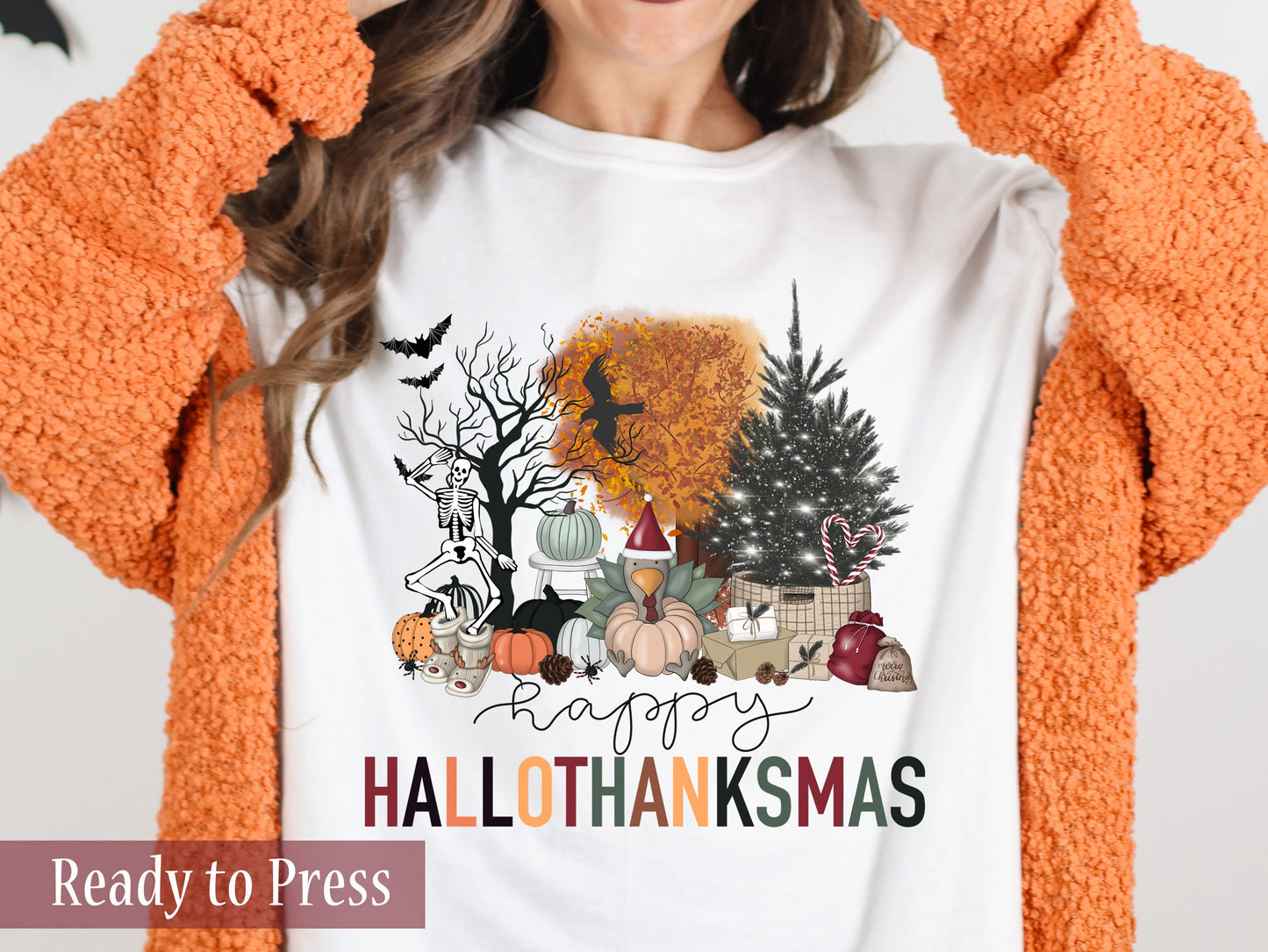 Hallothanksmas - Ready to Press DTF Transfers