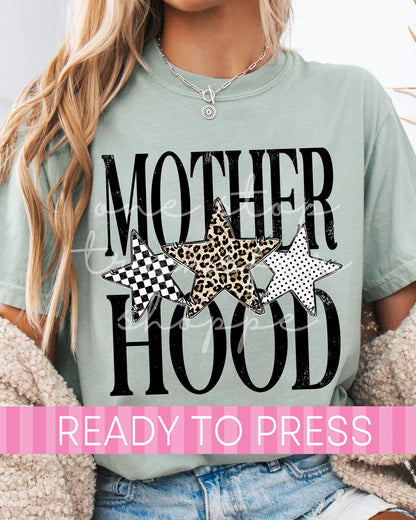 Distressed Motherhood Stars - Ready to Press DTF Transfers