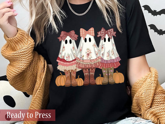 Country Girl Ghosts - Ready to Press DTF Transfers