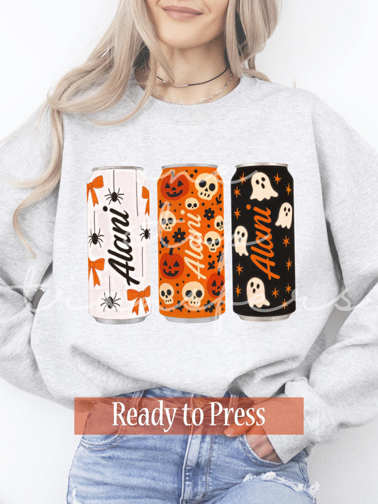 Halloween Energy Drinks - Ready to Press DTF Transfers