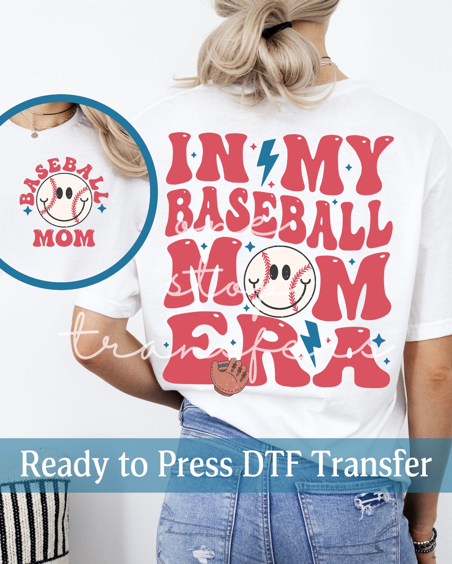 In My Baseball Mom Era Red - Ready to Press DTF Transfers