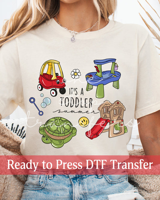 It's A Toddler Summer - Ready to Press DTF Transfers