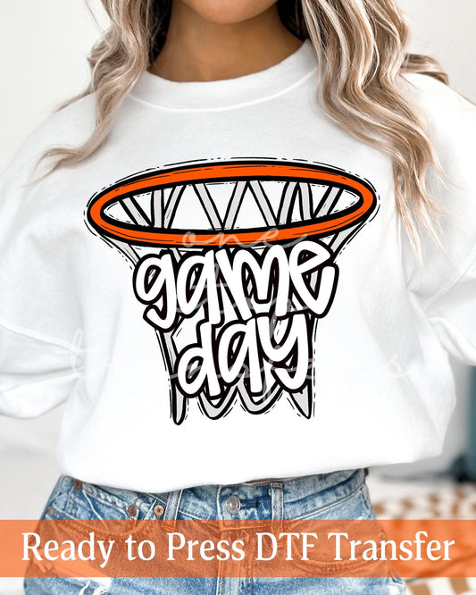 Basketball Goal Game Day - Ready to Press DTF Transfers