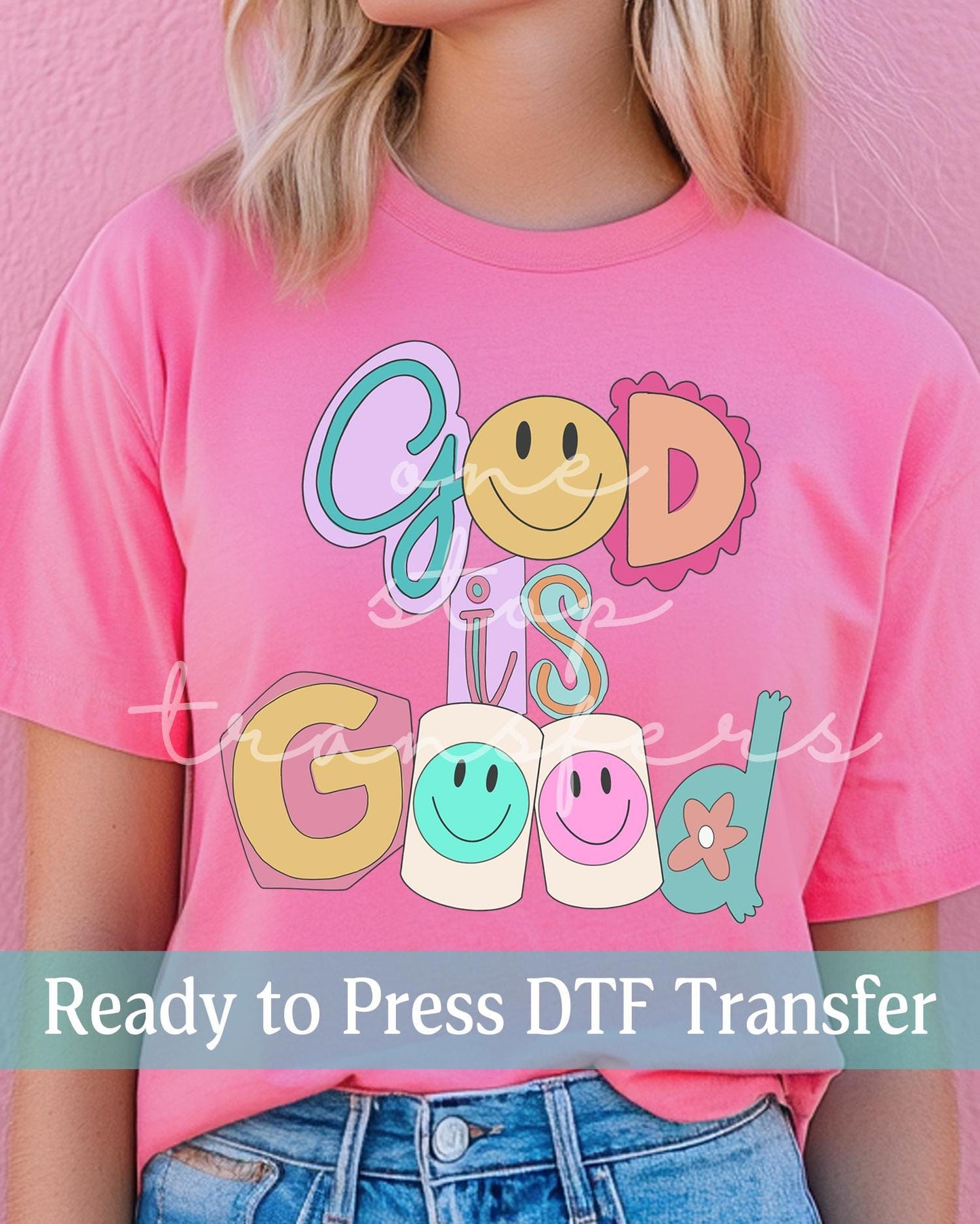 God Is Good Doodle - Ready to Press DTF Transfers
