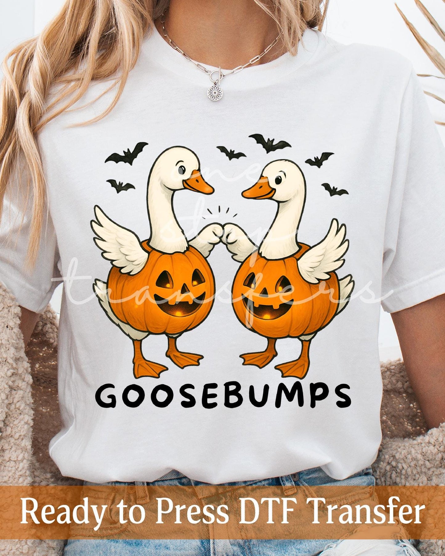 Halloween Goose Bumps - Ready to Press DTF Transfers