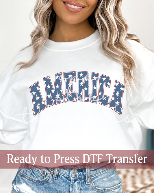 AMERICA - Ready to Press DTF Transfers