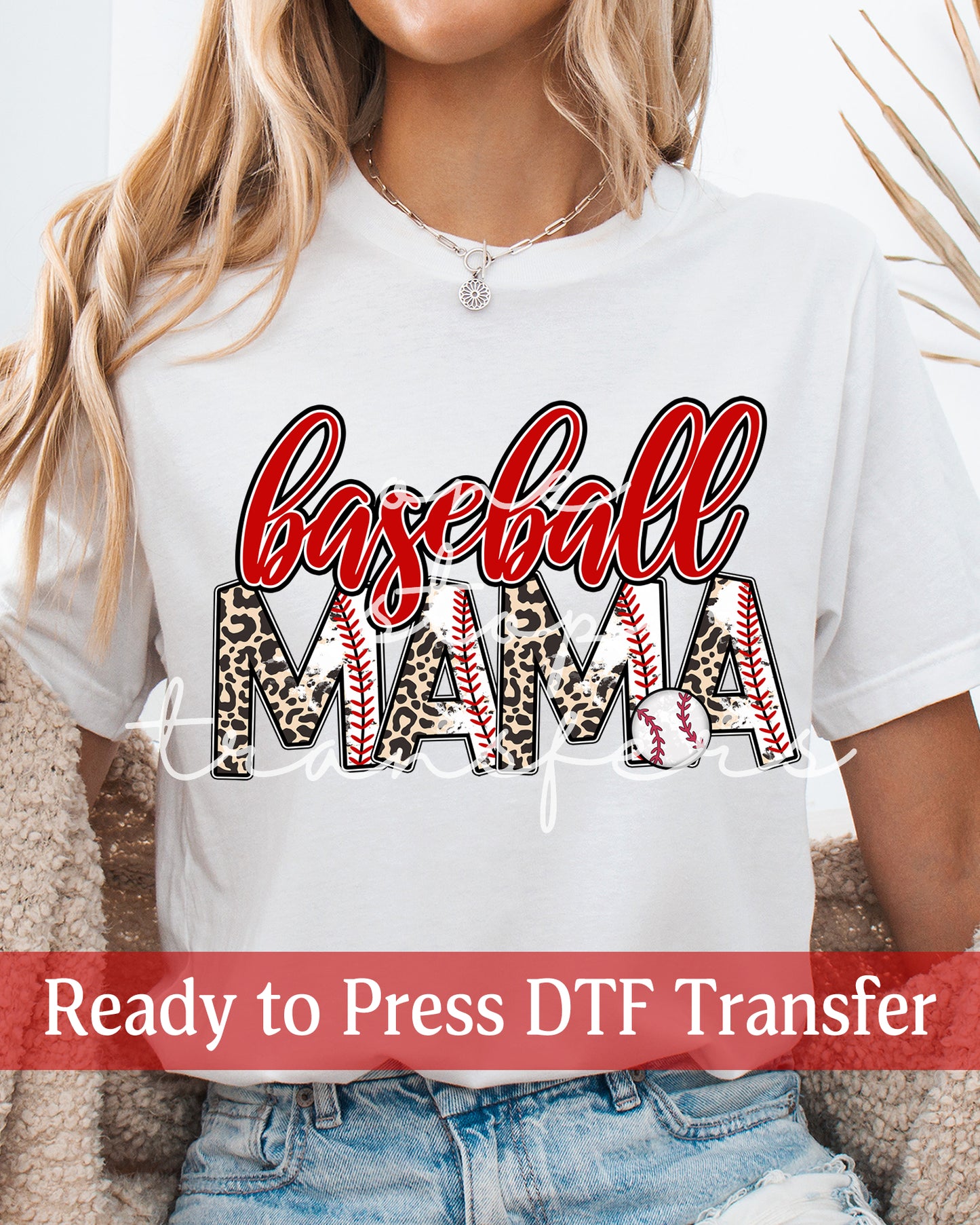 Baseball Mama Leopard - Ready to Press DTF Transfers