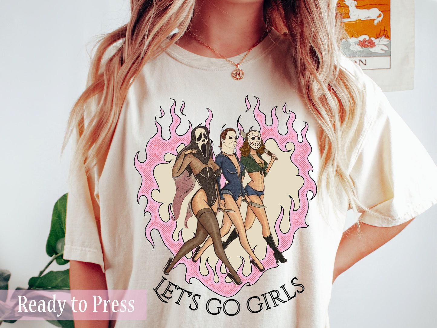 Let's Go Girls Halloween - Ready to Press DTF Transfers
