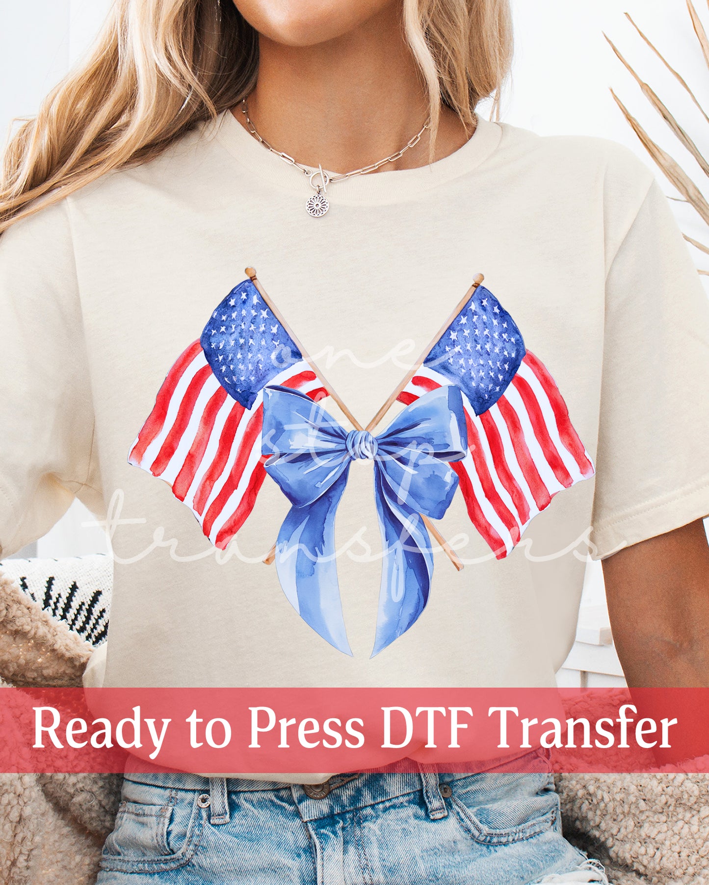 Coquette USA Flags - Ready to Press DTF Transfers