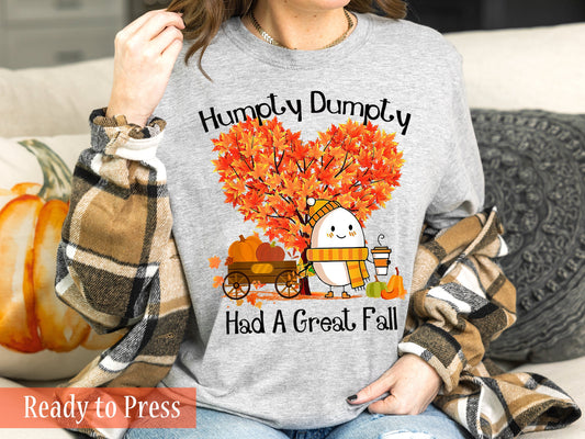 Humpty Dumpty Had a Great Fall - Ready to Press DTF Transfers