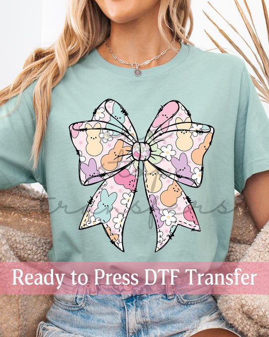 Coquette Pastel Easter Peeps - Ready to Press DTF Transfers