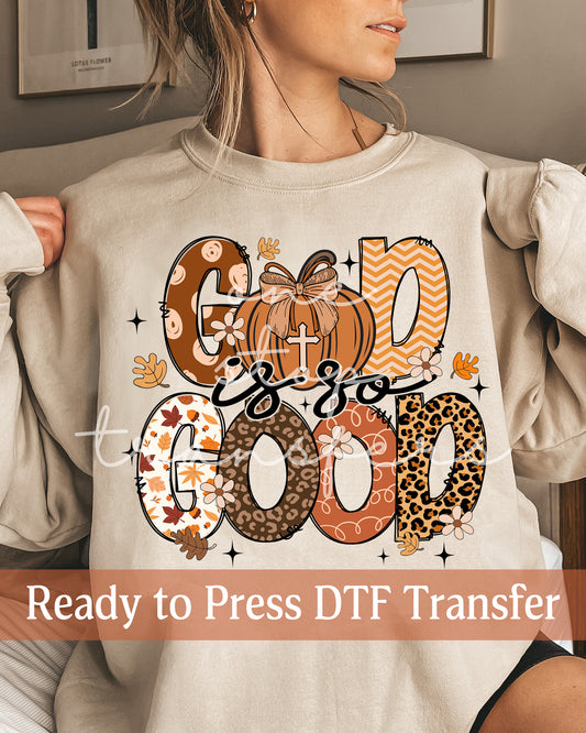 Fall God Is So Good - Ready to Press DTF Transfers