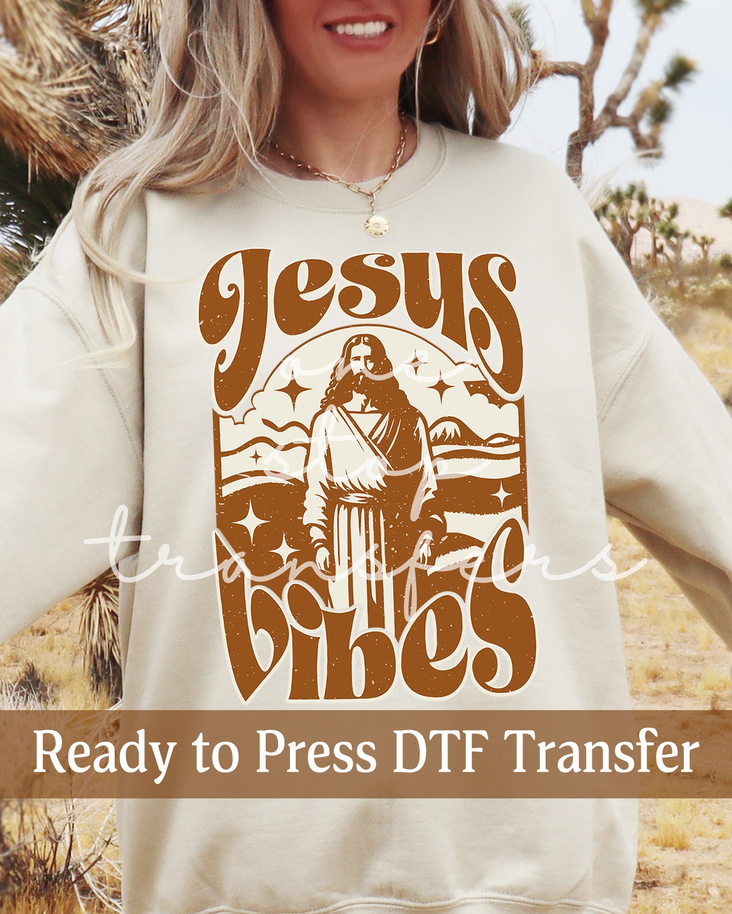 Jesus Vibes - Ready to Press DTF Transfers