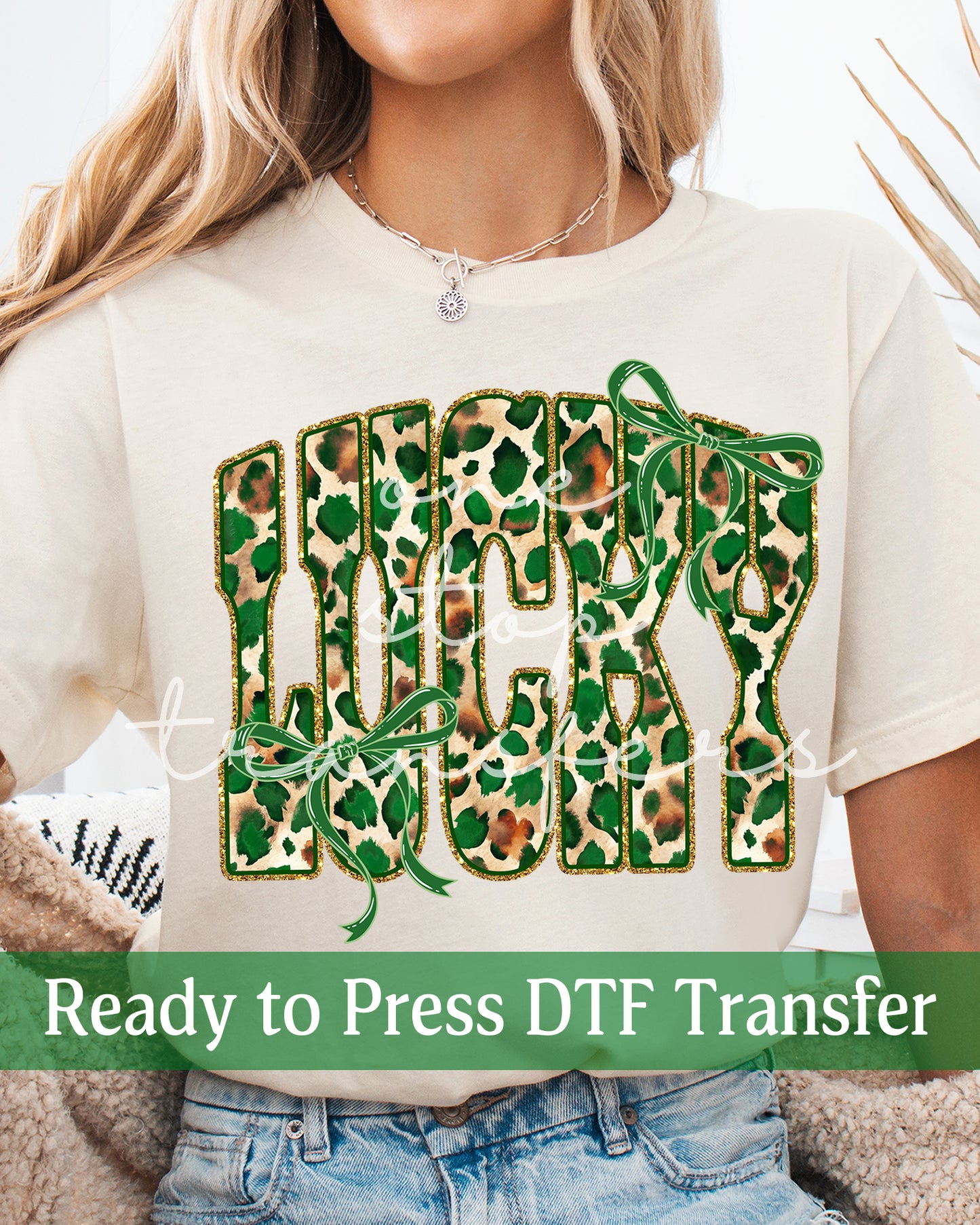 Coquette Leopard LUCKY - Ready to Press DTF Transfers