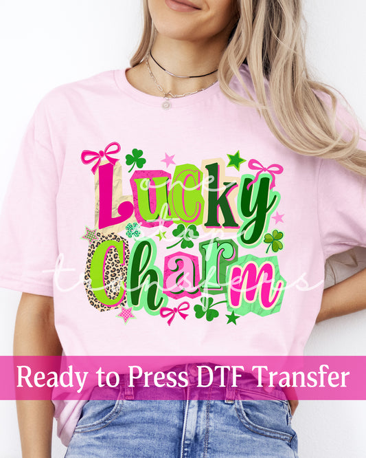 St. Patrick's Day Lucky Charm - Ready to Press DTF Transfers