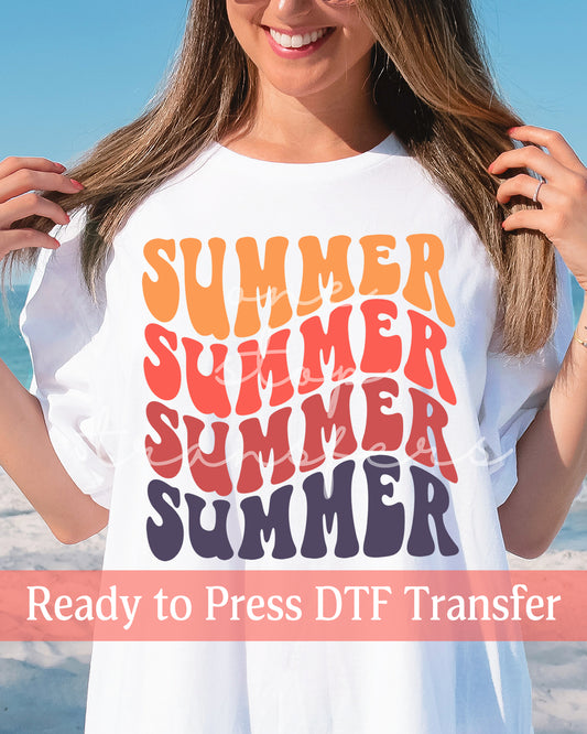 Stacked SUMMER - Ready to Press DTF Transfers
