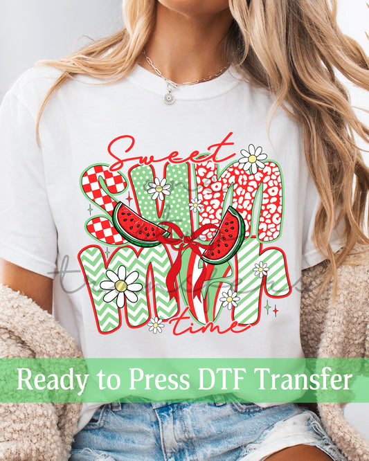 Coquette Sweet Summertime Watermelons - Ready to Press DTF Transfers