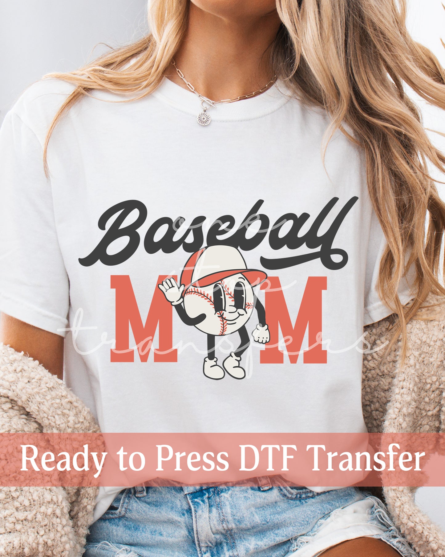 Vintage Baseball Mom - Ready to Press DTF Transfers
