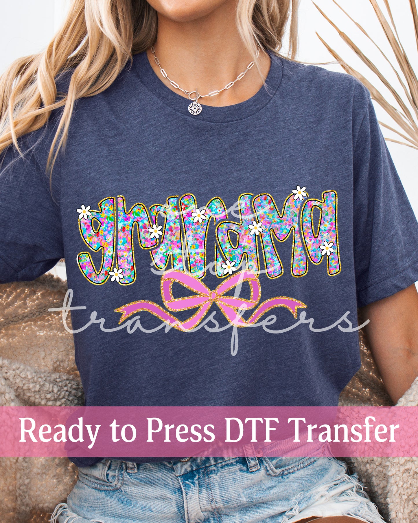 Watercolor Floral Coquette Mama, Grandma - Ready to Press DTF Transfers