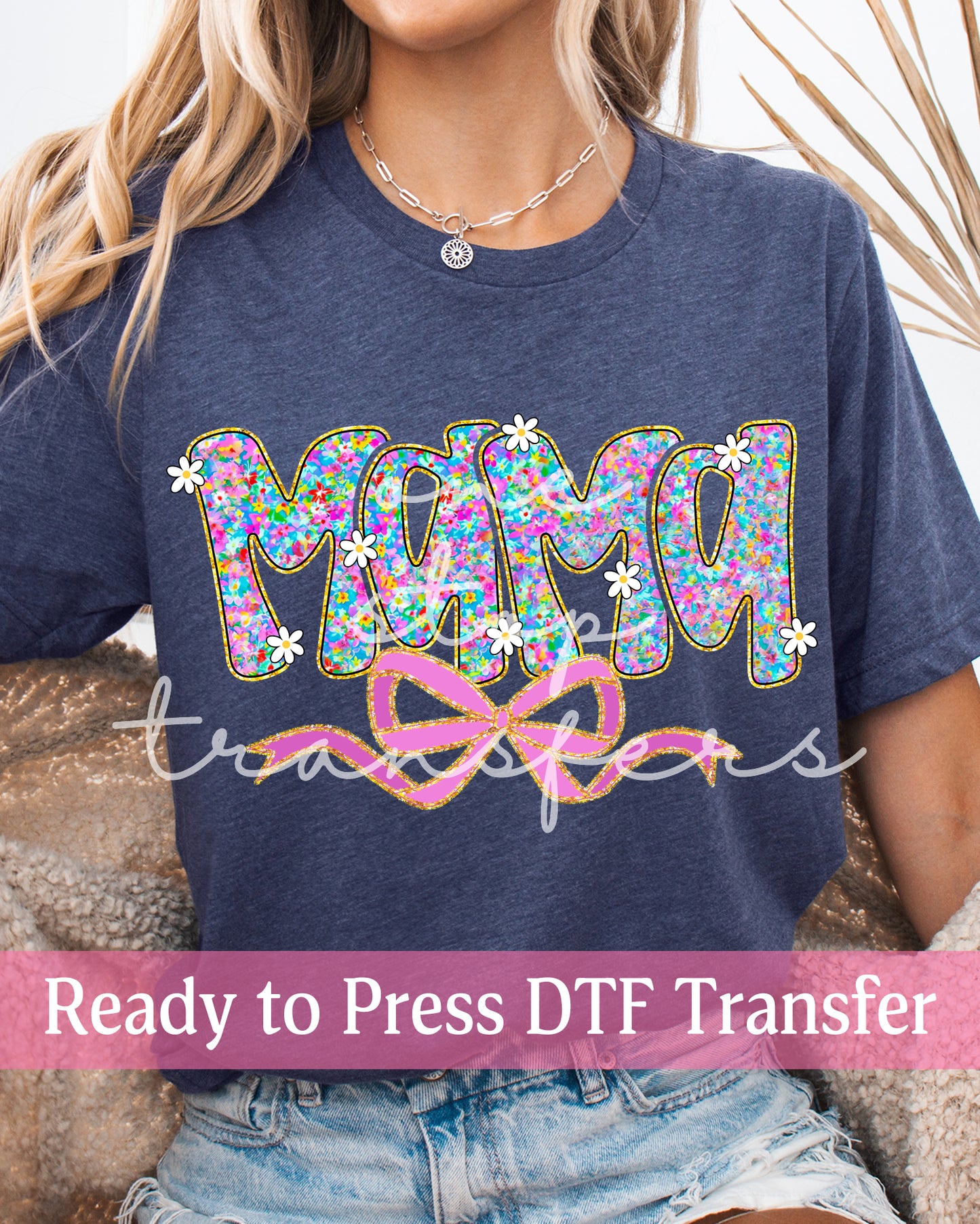 Watercolor Floral Coquette Mama, Grandma - Ready to Press DTF Transfers
